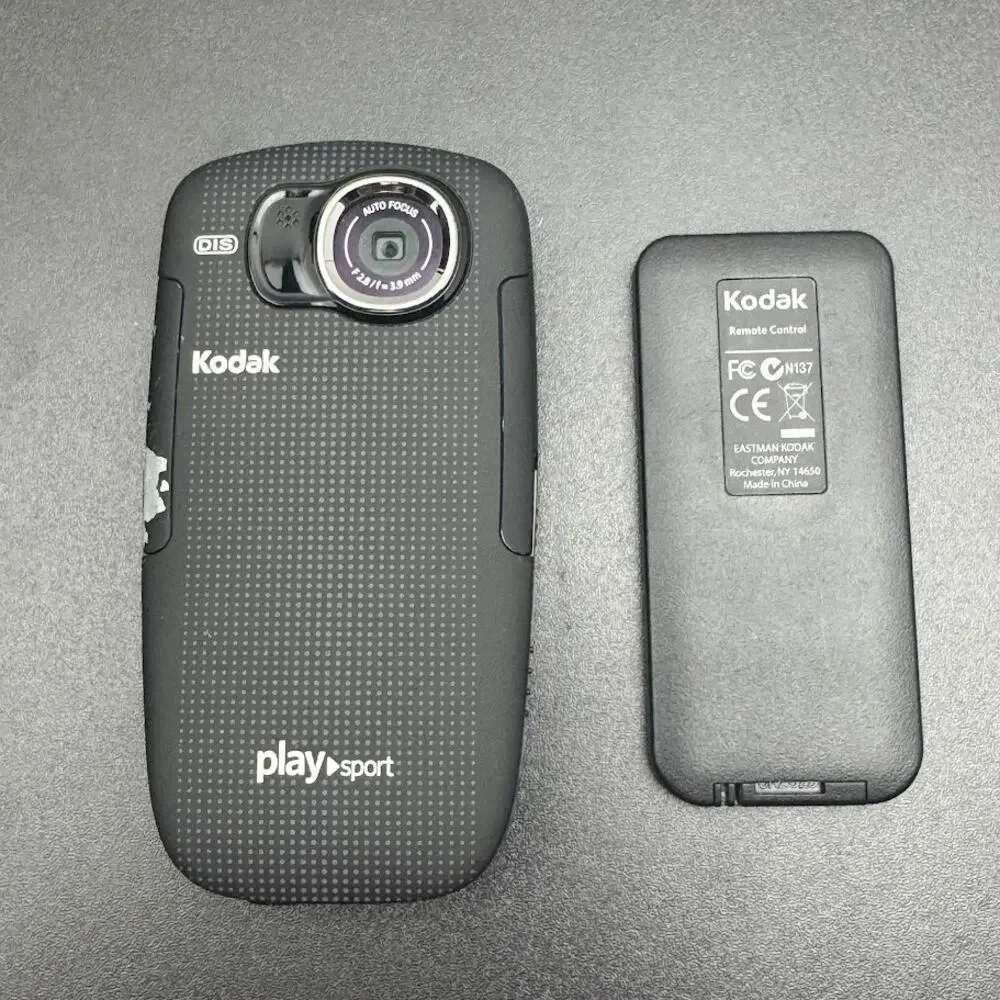 Kodak PlaySport Digital Video Camera w/ Remote tested, working.